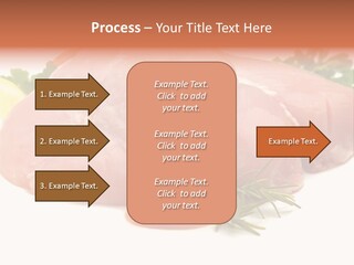 Chicken Macro Rosemary PowerPoint Template
