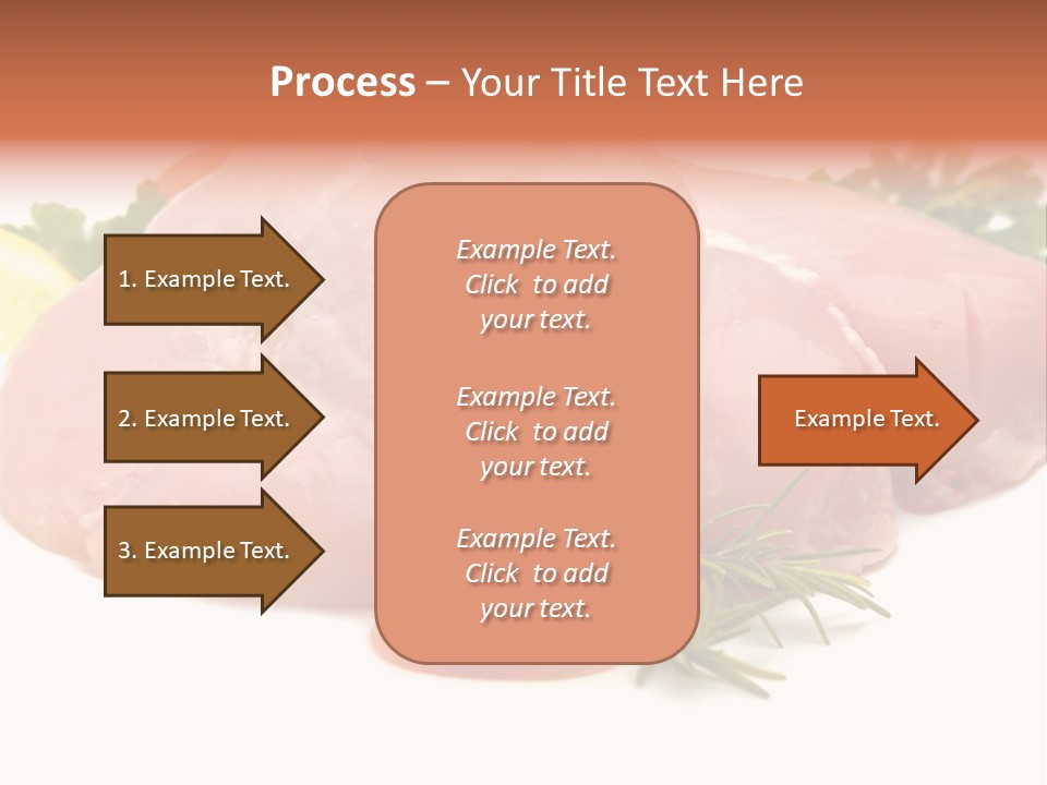 Chicken Macro Rosemary PowerPoint Template