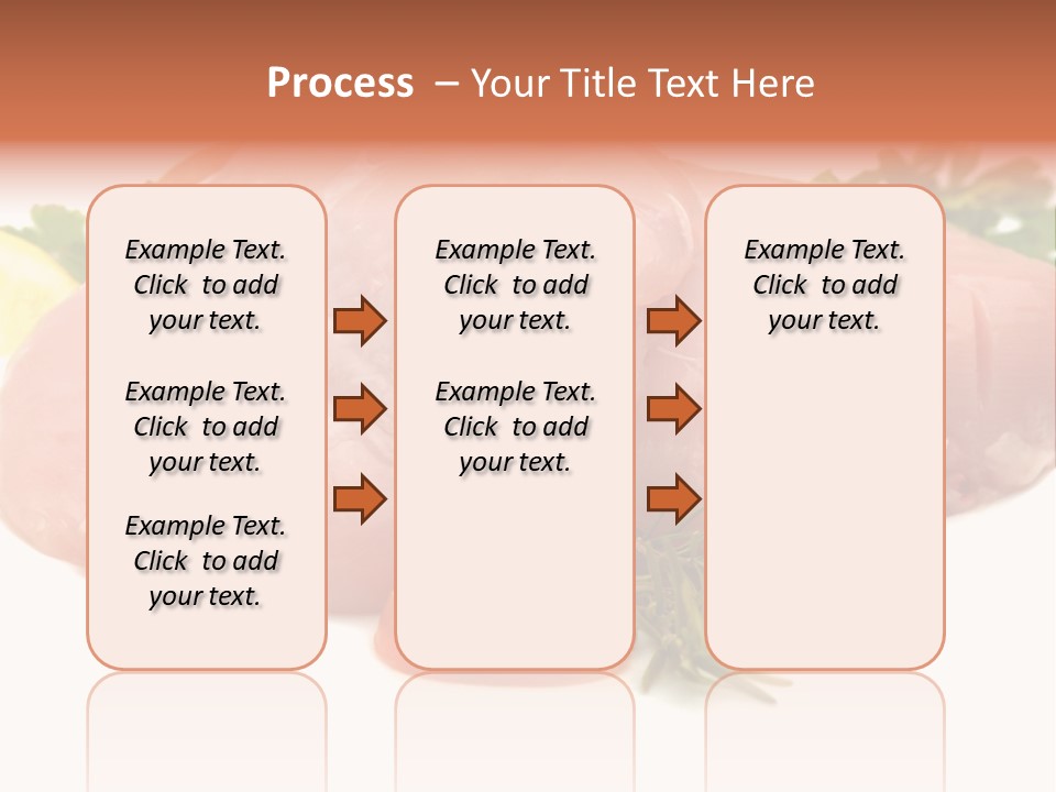 Chicken Macro Rosemary PowerPoint Template