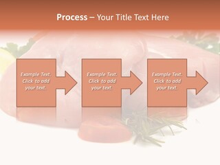 Chicken Macro Rosemary PowerPoint Template
