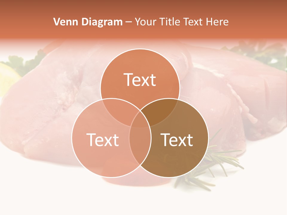 Chicken Macro Rosemary PowerPoint Template