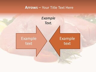 Chicken Macro Rosemary PowerPoint Template