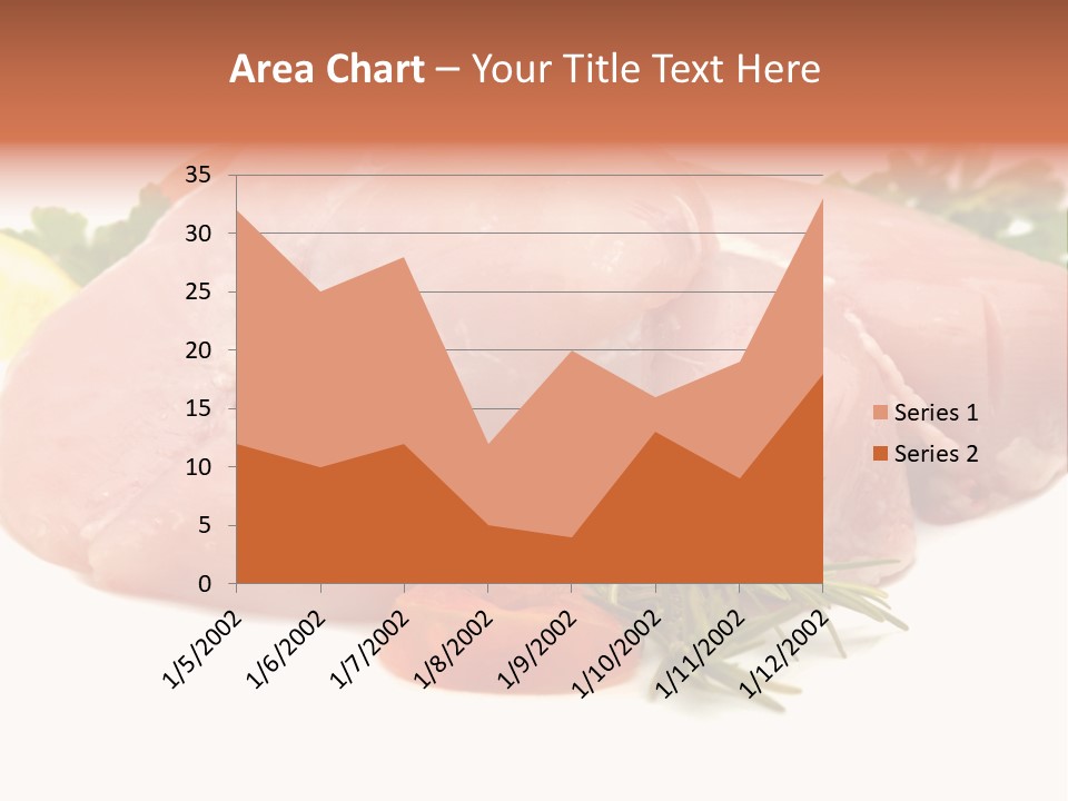 Chicken Macro Rosemary PowerPoint Template