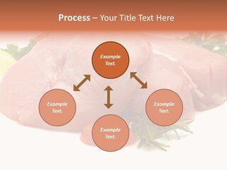 Chicken Macro Rosemary PowerPoint Template