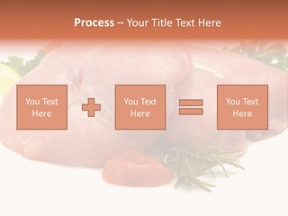 Chicken Macro Rosemary PowerPoint Template