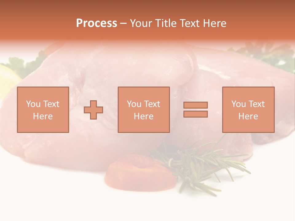 Chicken Macro Rosemary PowerPoint Template