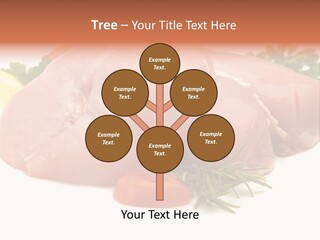 Chicken Macro Rosemary PowerPoint Template