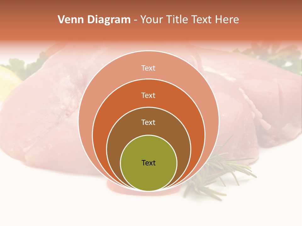 Chicken Macro Rosemary PowerPoint Template
