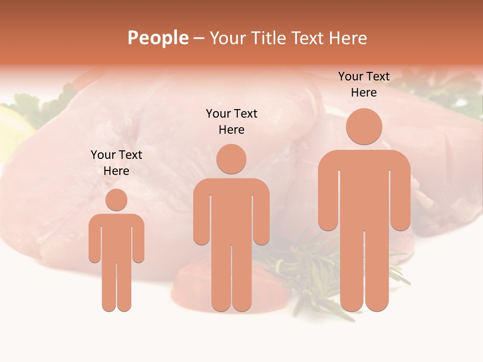 Chicken Macro Rosemary PowerPoint Template