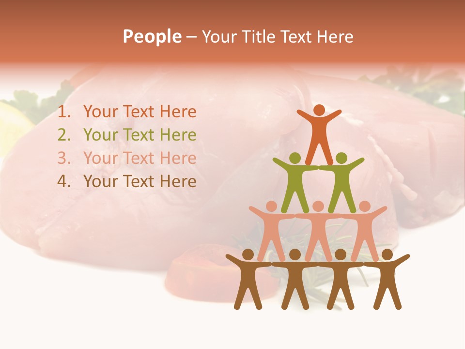 Chicken Macro Rosemary PowerPoint Template