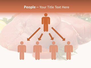 Chicken Macro Rosemary PowerPoint Template