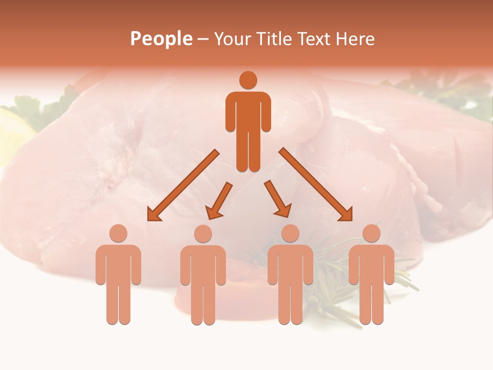 Chicken Macro Rosemary PowerPoint Template