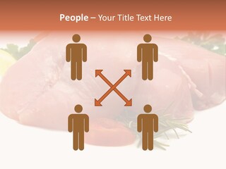 Chicken Macro Rosemary PowerPoint Template