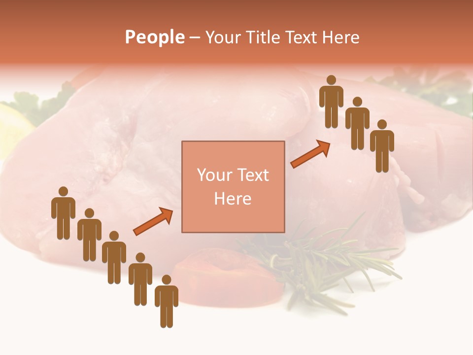 Chicken Macro Rosemary PowerPoint Template