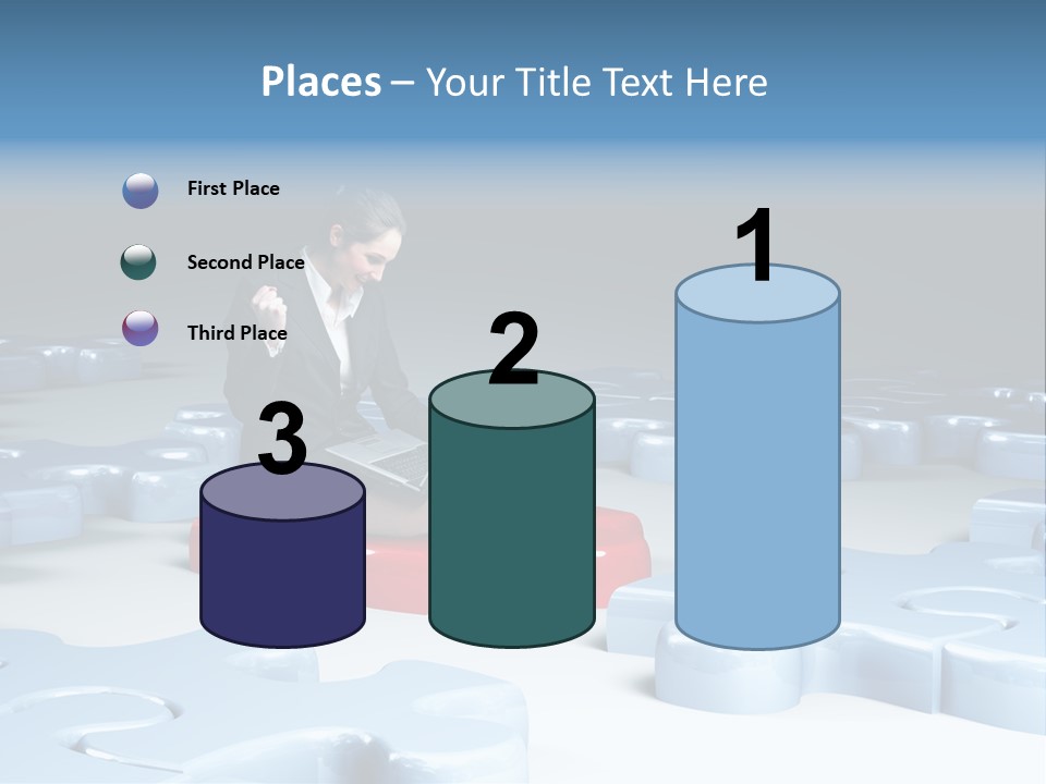 Jigsaw Plan Success PowerPoint Template