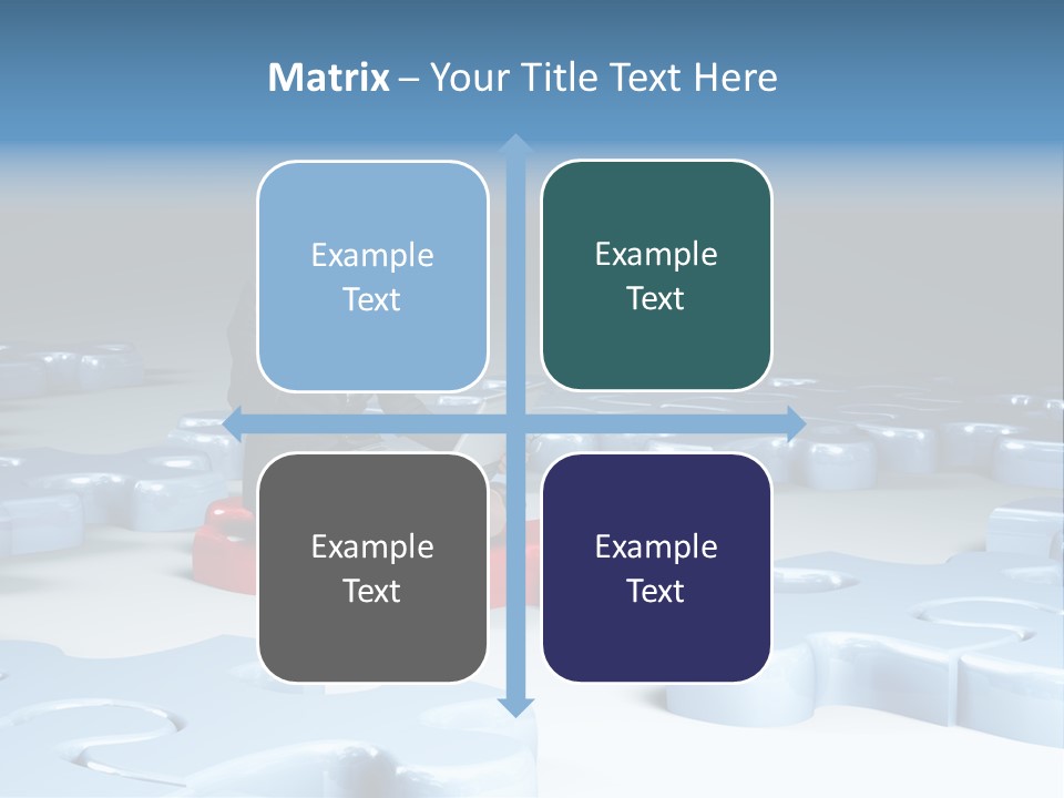 Jigsaw Plan Success PowerPoint Template