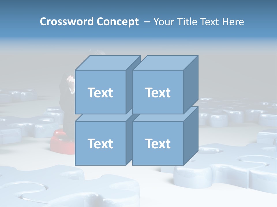 Jigsaw Plan Success PowerPoint Template