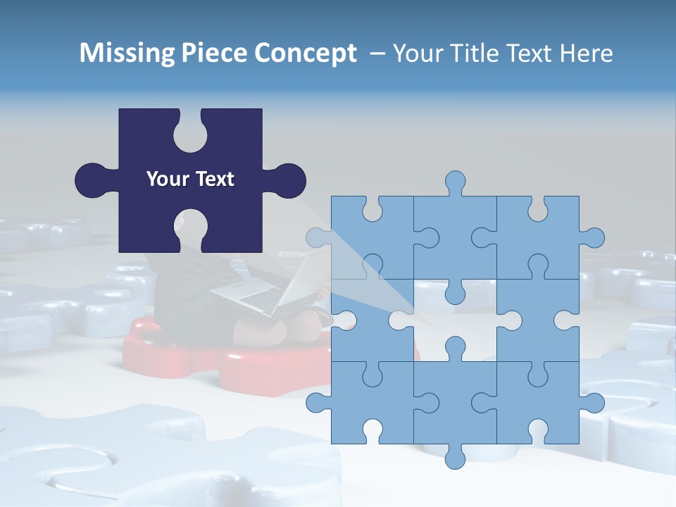 Jigsaw Plan Success PowerPoint Template