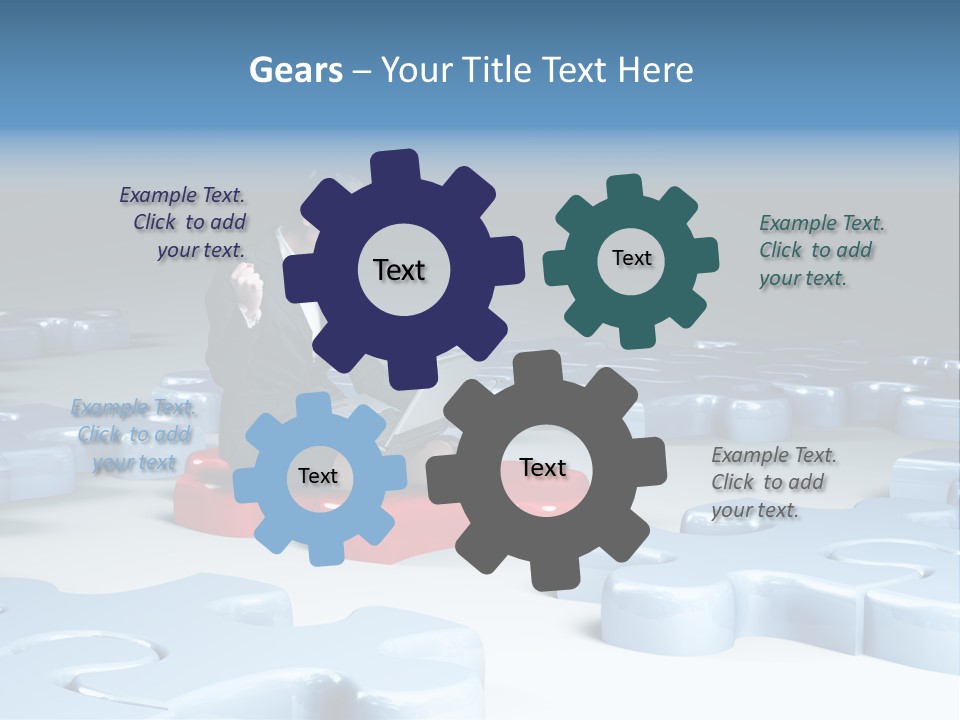 Jigsaw Plan Success PowerPoint Template