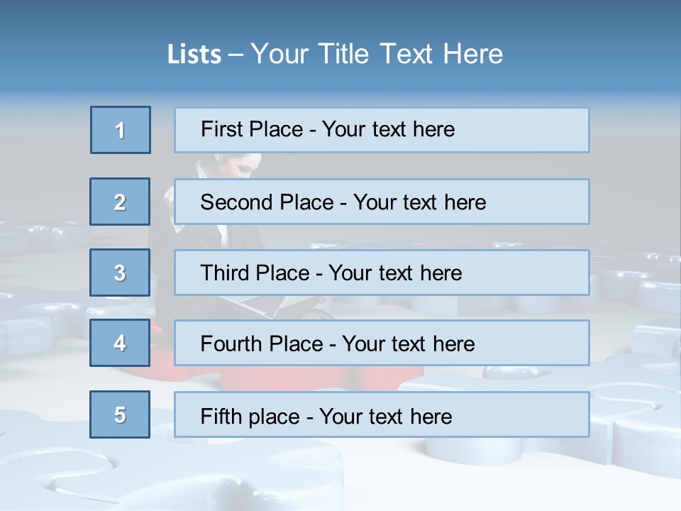 Jigsaw Plan Success PowerPoint Template
