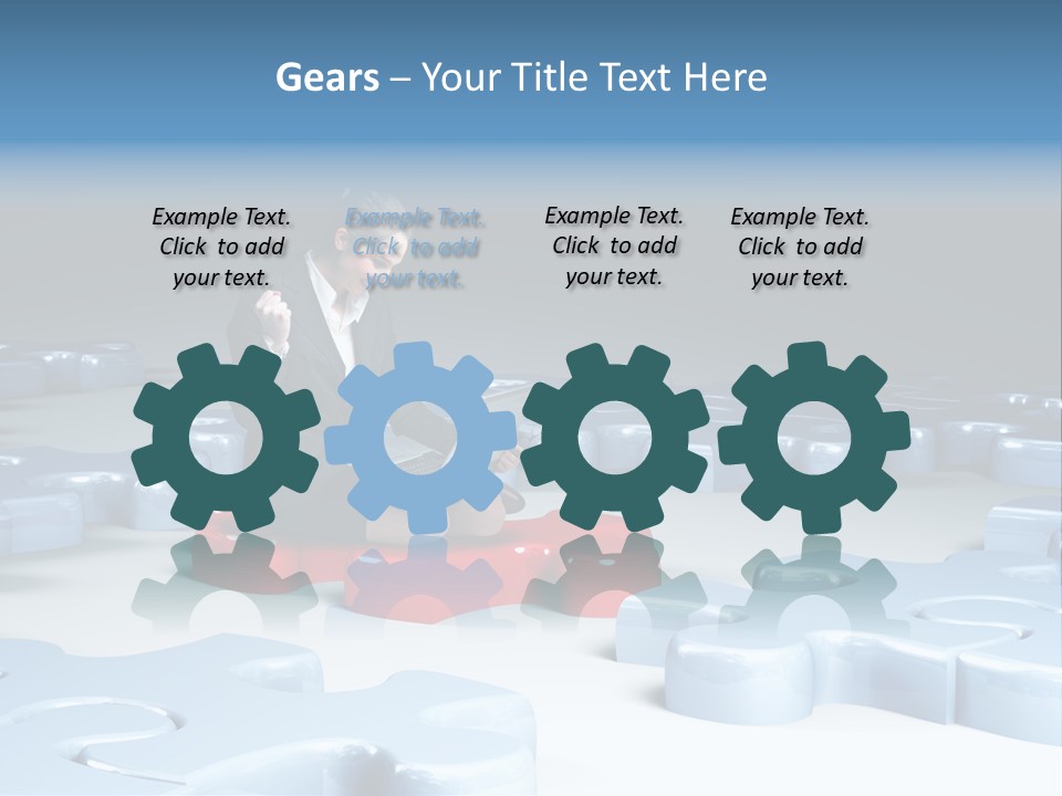 Jigsaw Plan Success PowerPoint Template