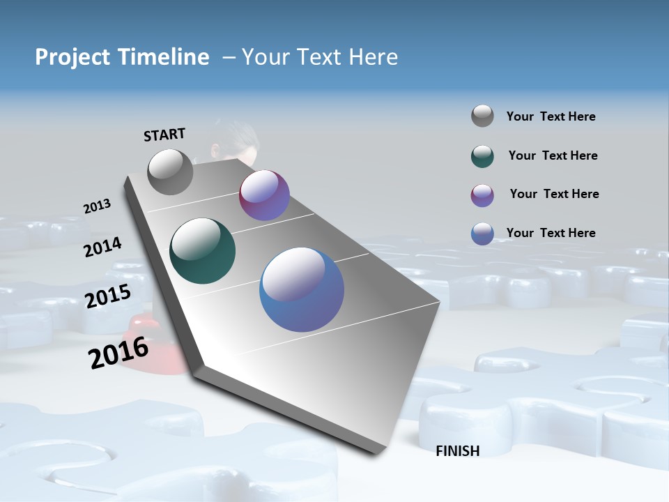 Jigsaw Plan Success PowerPoint Template