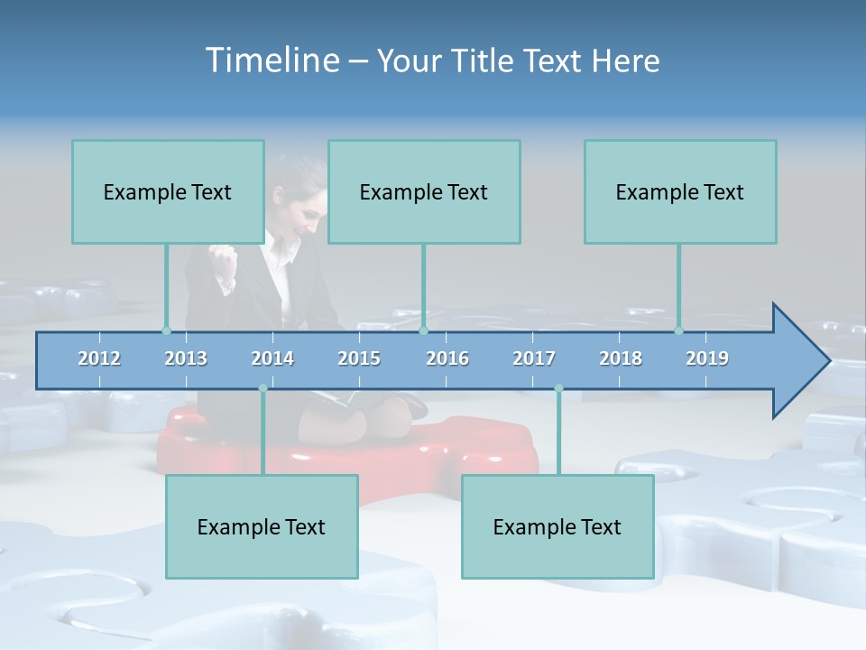 Jigsaw Plan Success PowerPoint Template