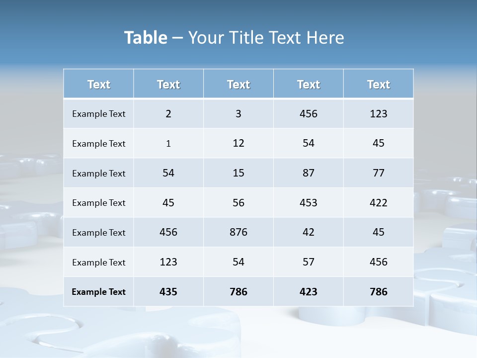 Jigsaw Plan Success PowerPoint Template