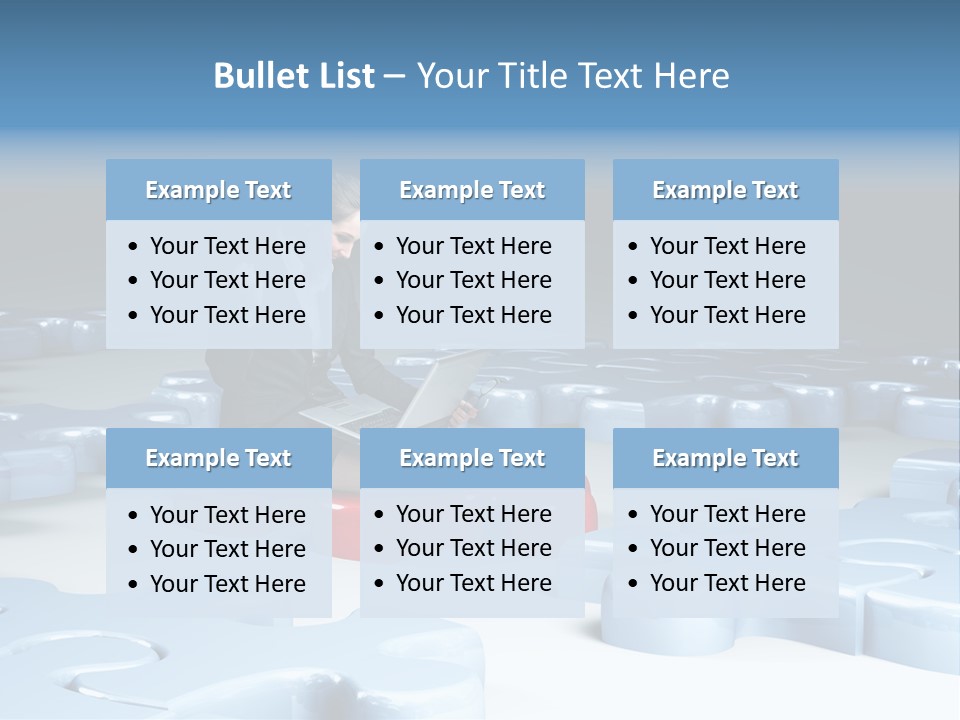 Jigsaw Plan Success PowerPoint Template
