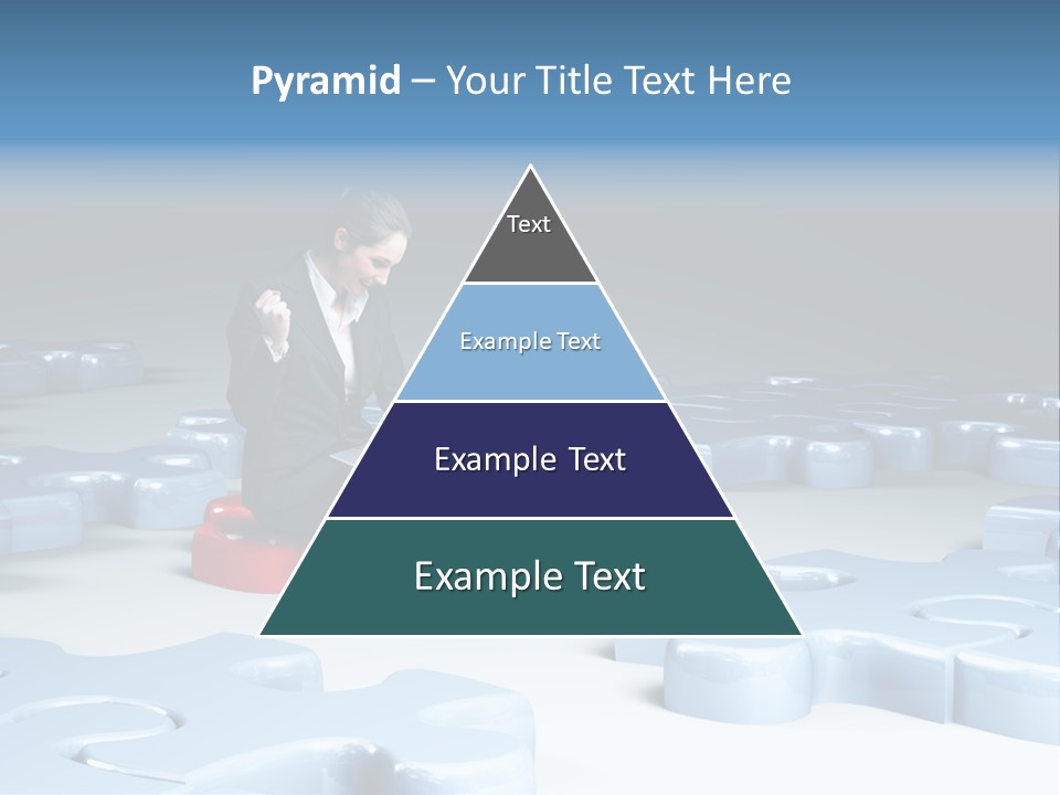 Jigsaw Plan Success PowerPoint Template