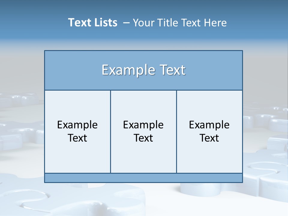 Jigsaw Plan Success PowerPoint Template