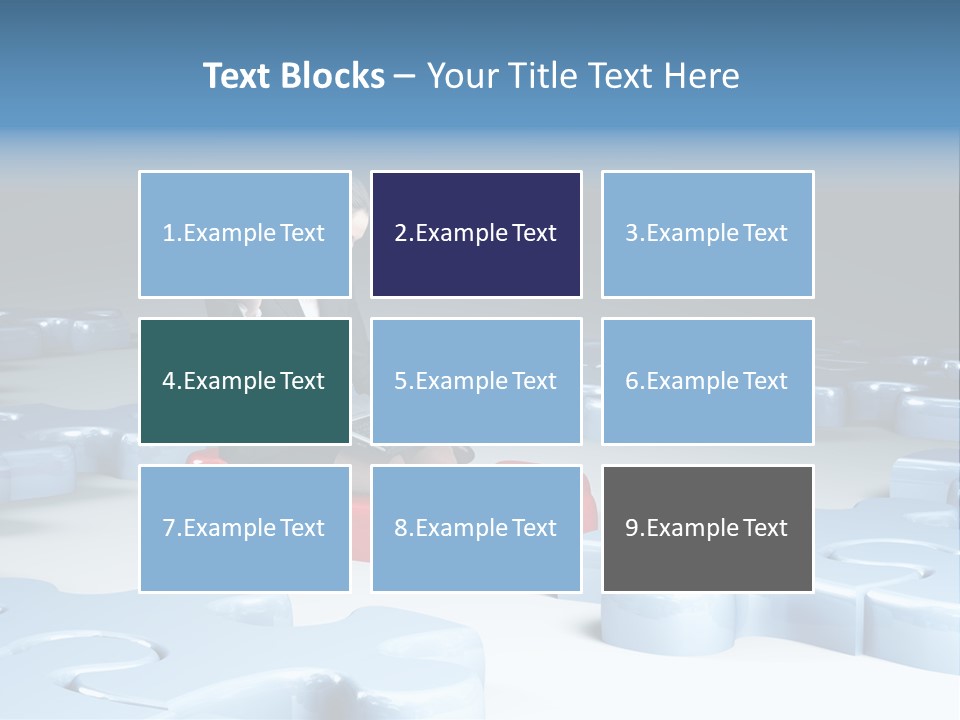 Jigsaw Plan Success PowerPoint Template