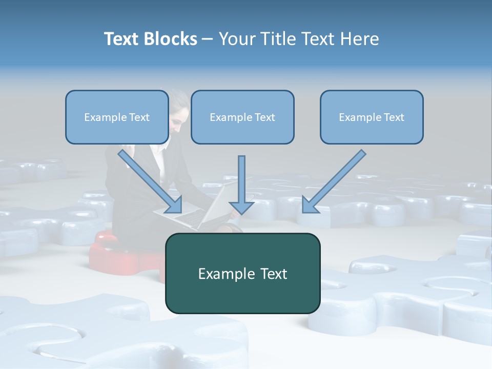 Jigsaw Plan Success PowerPoint Template