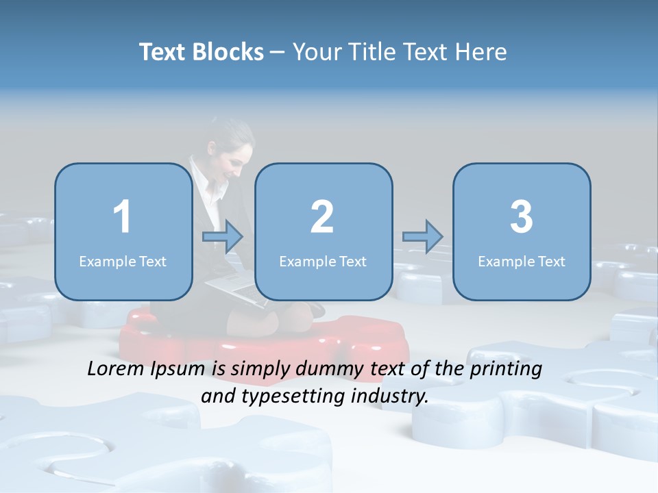 Jigsaw Plan Success PowerPoint Template