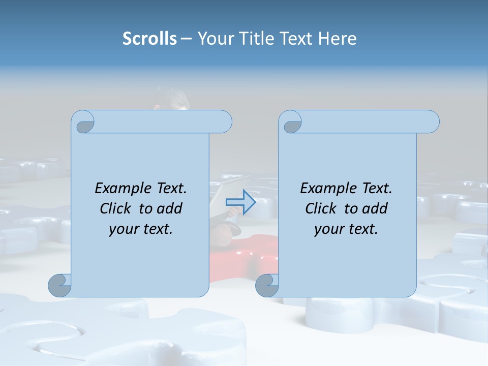 Jigsaw Plan Success PowerPoint Template