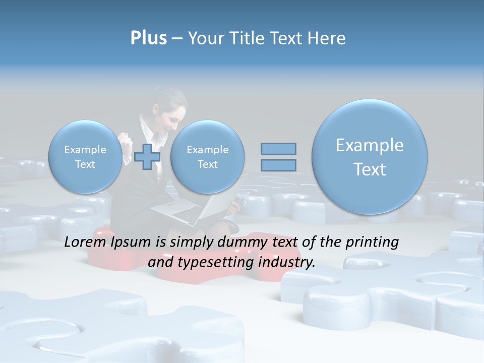 Jigsaw Plan Success PowerPoint Template