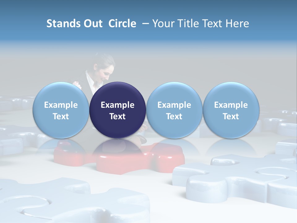 Jigsaw Plan Success PowerPoint Template