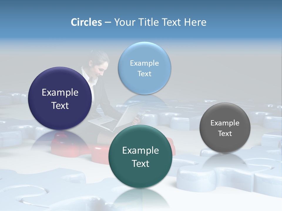 Jigsaw Plan Success PowerPoint Template