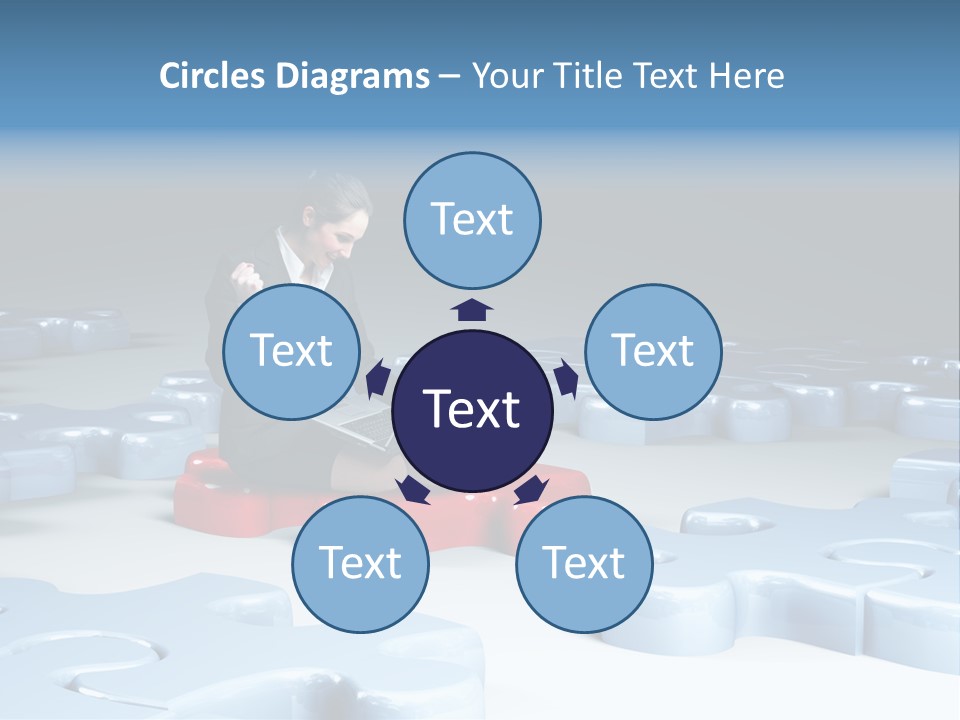 Jigsaw Plan Success PowerPoint Template