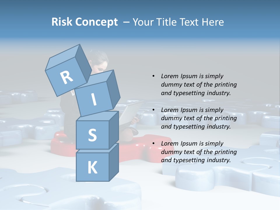 Jigsaw Plan Success PowerPoint Template