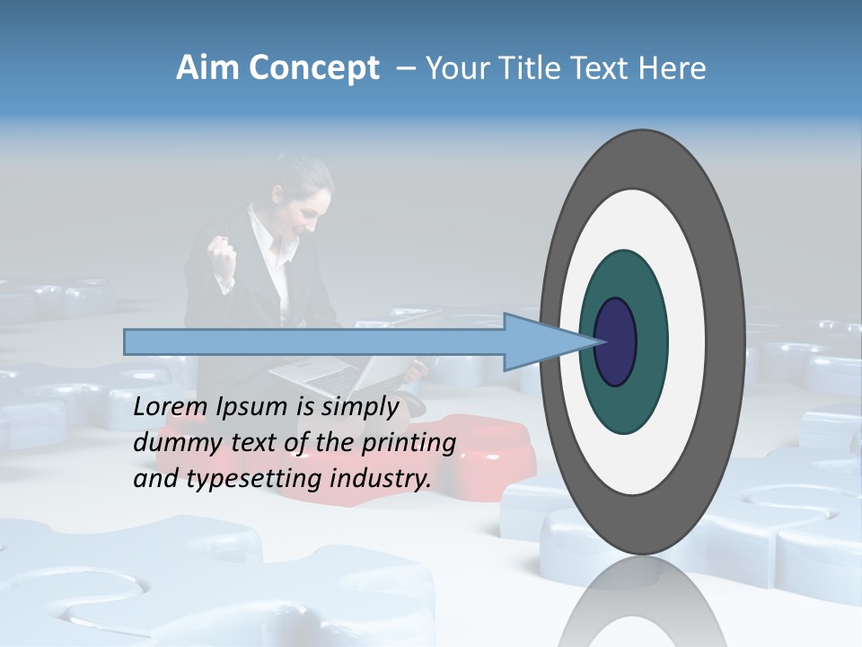 Jigsaw Plan Success PowerPoint Template