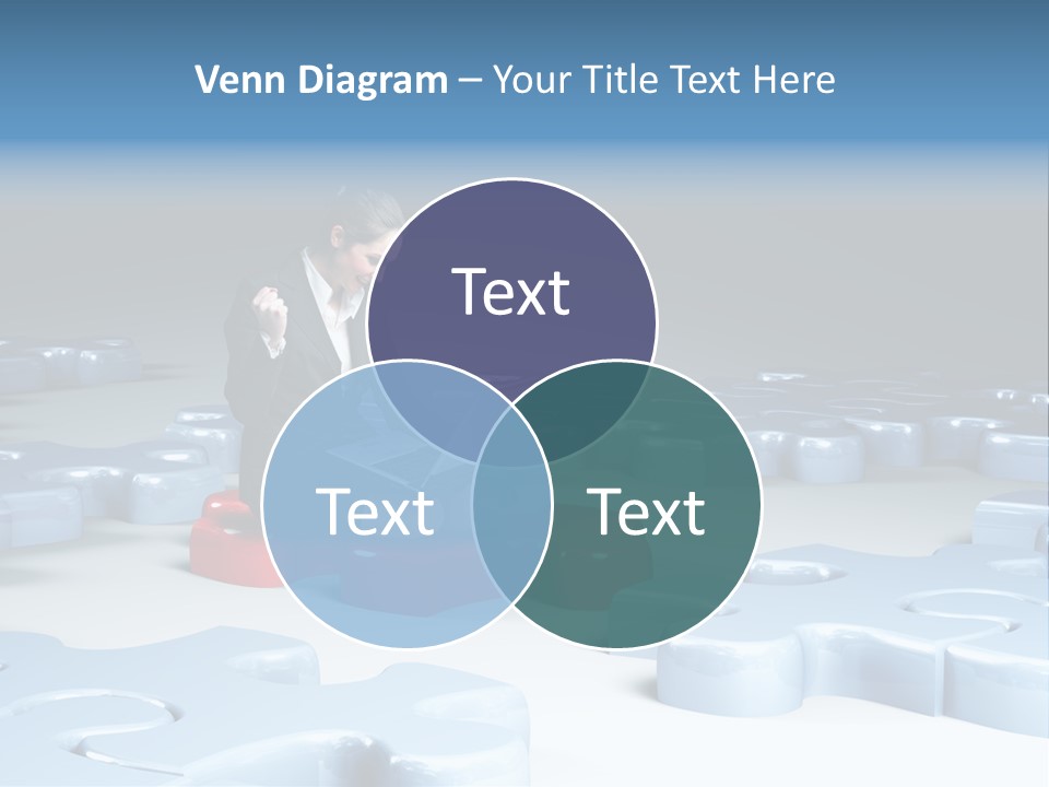 Jigsaw Plan Success PowerPoint Template