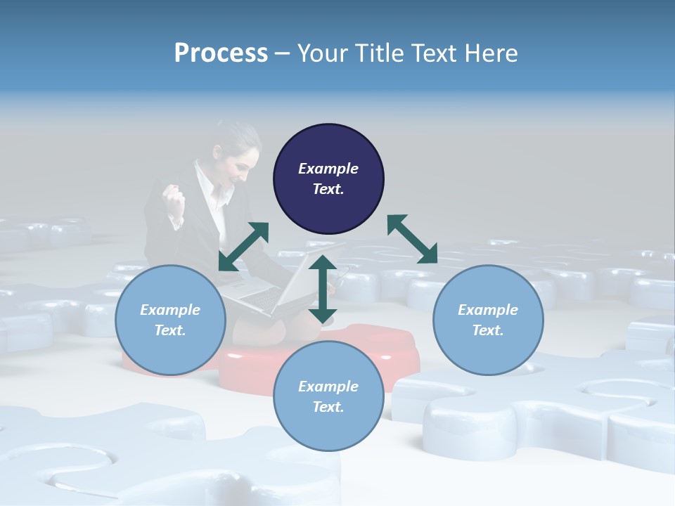 Jigsaw Plan Success PowerPoint Template