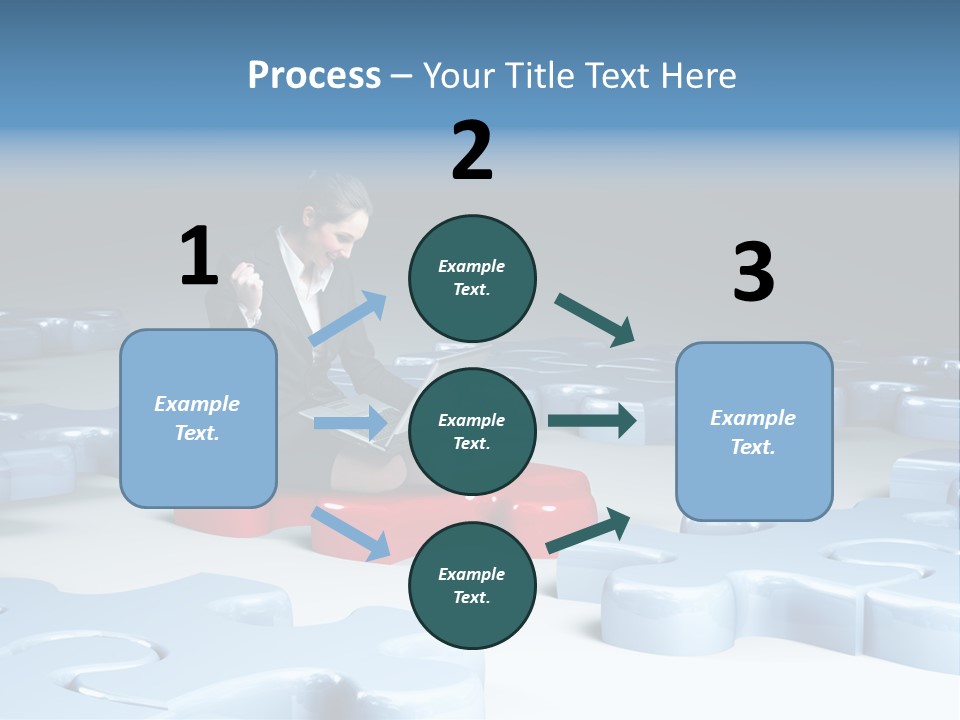 Jigsaw Plan Success PowerPoint Template