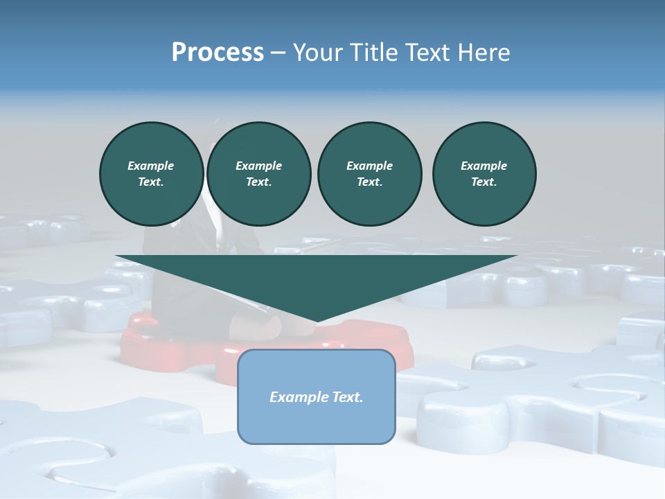 Jigsaw Plan Success PowerPoint Template