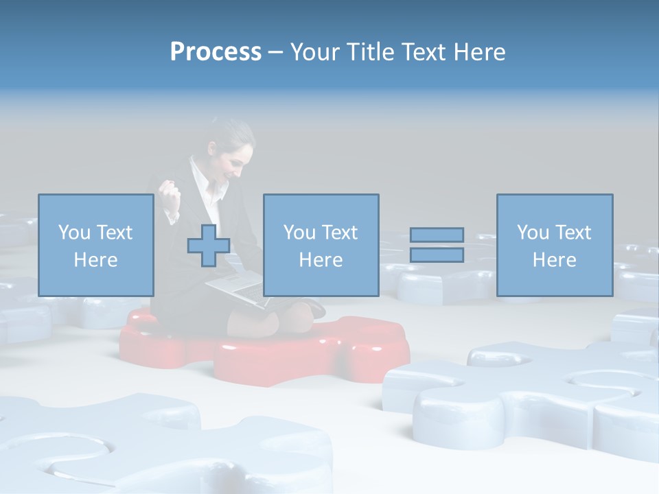 Jigsaw Plan Success PowerPoint Template