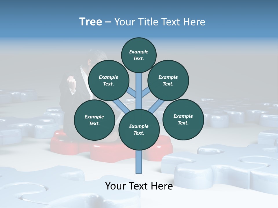 Jigsaw Plan Success PowerPoint Template