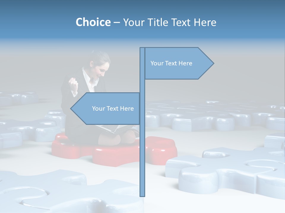 Jigsaw Plan Success PowerPoint Template