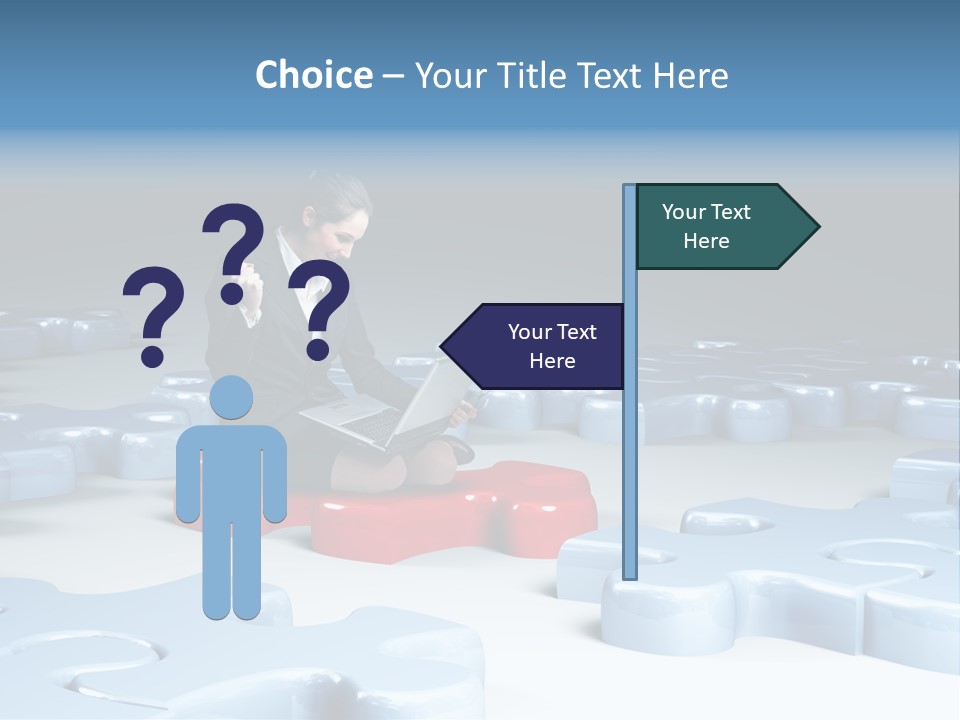 Jigsaw Plan Success PowerPoint Template