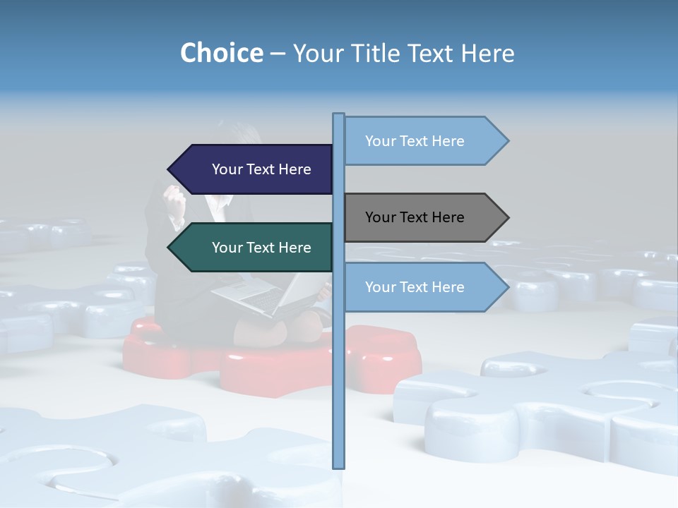 Jigsaw Plan Success PowerPoint Template